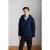Sweatshirt met capuchon en halve rits