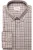 ETERNA Overhemd beige-bruin, Ruit