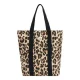 Protest shopper met panterprint bruin