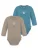 normani Rompertje/body ‘Tuai’  donkerbeige / blauw / donkergroen / wit