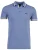 Korte mouw Paddy polo BOSS Green blauw 3-knoops