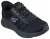 SKECHERS Sneakers laag  grijs / zwart
