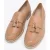 Wittchen Dames Leren Loafers met Kwastjes, Beige, Natuurlijk Leer