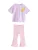 Next Set  azuur / geel / lavendel / rosa