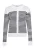 RISA Gebreid vest  zwart / wit