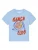 Watapparel Shirt ‘Ramen Club’  blauw / lichtblauw / donkergeel / kreeft