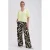 Lady Day high waist broek met dierenprint zwart