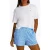 Tommy Hilfiger Ss Prt Pj Short Set White/flower Zig Zag Blue Spell