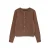 VERO MODA rechtvallend gebreide vest – bruin