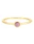 Glanzstücke München Ring  goudgeel / rosa