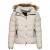 Kort damesjack met capuchon en imitatiebont Superdry