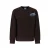 Retour Jeans rechtvallende sweater met backprint – chocoladebruin