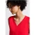 Street One Dames Jersey top met gehaakte details in Rood
