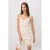 TRENDYOLMİLLA Dames Meerkleurig Bloemen Midi Mouwloos Bodycon Jurken