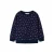 NAME IT MINI sweater met hartjes – donkerblauw