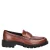 Ecco Vienna leren loafers blokhak bruin