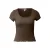 Getaillede T-shirt met Kanten Rand bij de Hals en Mouwen Dames QS