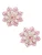 AVANT-GARDE PARIS Oorbellen  goud / rosa / wit