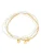 Pilgrim Armband ‘ Indigo ‘  goud