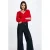 Morgan aansluitende top – rood
