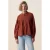 Sissy-Boy blousetop roodbruin broderie
