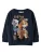 NAME IT Sweatshirt ‘NMFNABA PAW’  navy / bruin / goud / sering