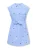 ONLY GIRLS Jurk ‘KOGNEW LINA’  lichtblauw / donkerblauw / wit