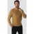 No Excess Pullover Crewneck Garment Dyed + Stone Washed Khaki