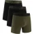 Under Armour Ua Performance Cotton – Solid 6 In 3Pk Boxershorts