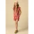 Sissy-Boy badstof high waist gestreepte casual short lila