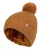 Heat Holders – Thermische muts voor dames met pompon – Mosterd