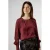 LabeL DOT top – donkerrood