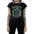 Harry Potter Dames/Dames Malfoy Slytherin Katoenen T-Shirt (Zwart)