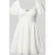 Gina Tricot mini-jurk met bloemige stitching met gaatjes