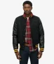 Klassiek Varsity Bomberjack Black