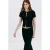 Mango gebreide top – zwart