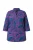Ulla Popken Shirt  ultramarine blauw / petrol / lila