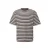 T-shirt met ronde hals en gestructureerde strepen QS