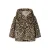 NAME IT MINI faux fur jas met panterprint – bruin