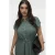 VERO MODA CURVE linnen gestreepte blousejurk