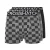 Crosshatch Heren Bresler Boxershorts (Set van 3) (Zwart)
