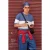 TRENDYOL MAN Heren Donkerblauw Colorblock Kort Oversized T-shirts