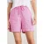 White Stuff Belle Linen Short Pink Multi
