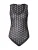 IRO Shirt body  zilvergrijs / zwart