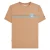 Lambretta Heren Klassiek SS24 Streep T-shirt (Zand)