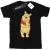 Disney Jongens Winnie De Poeh Schattig T-shirt (Zwart)