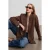 Oversized Lange Crepe Blazer Jas
