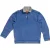 White Stuff Pique Half Zip Sweat Blue Print