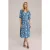 We Fashion Dress Midi Blue