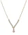 Orphelia Dames 925 Sterling Zilveren Ketting – Roze ZK-7000
